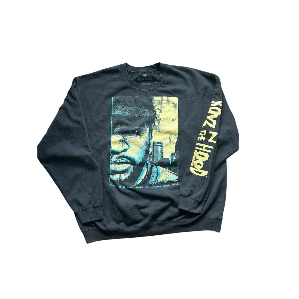 MAD Engine Boyz N The Hood Ice Cube Graphic Crewneck Sweatshirt Black Men's XL